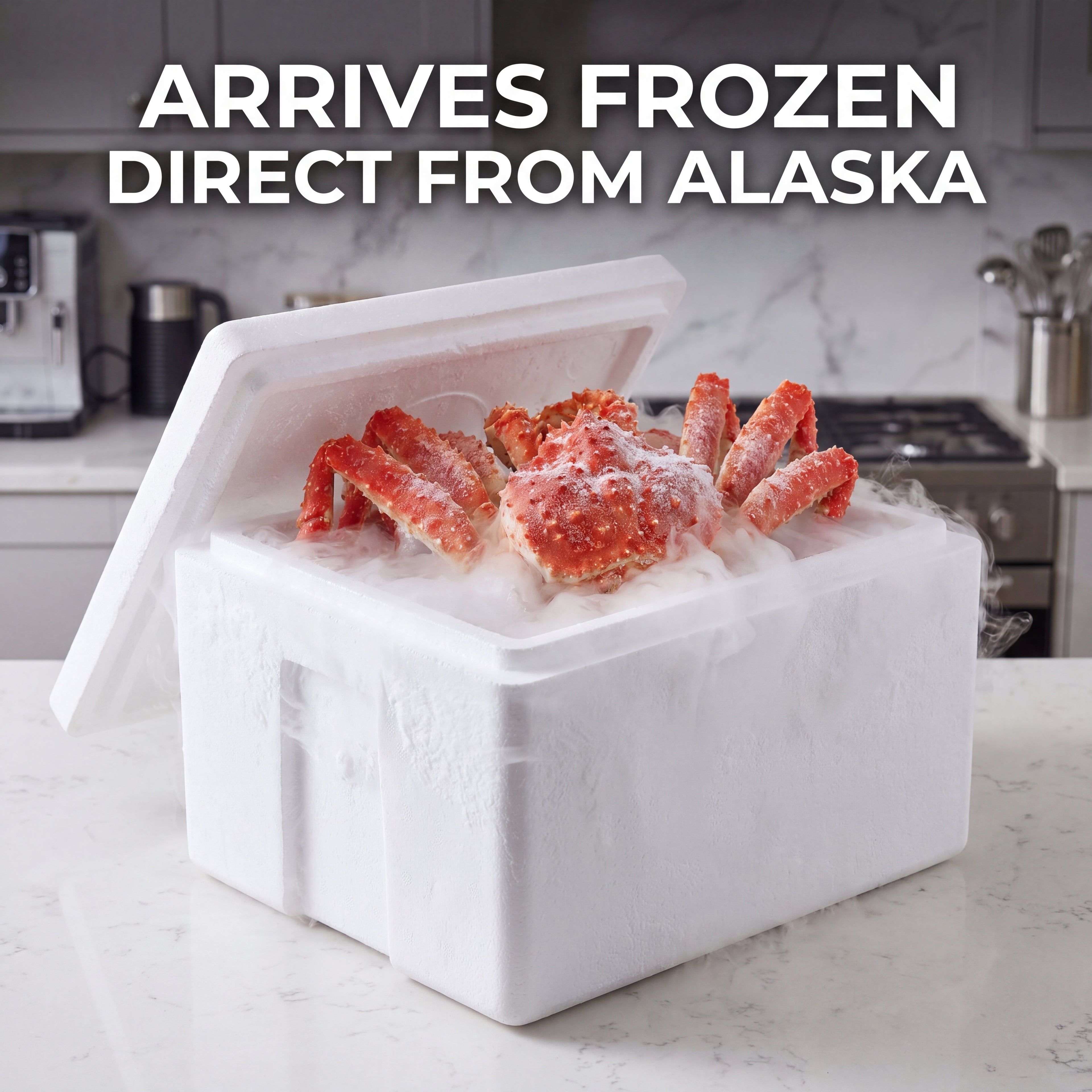 OCEANZEN Southern King Crab Legs | Wild-Caught | Fully Cooked